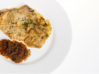 Свиной медальон с аджикой и прованскими травами